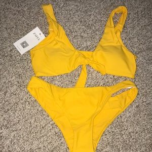 Zaful yellow bikini